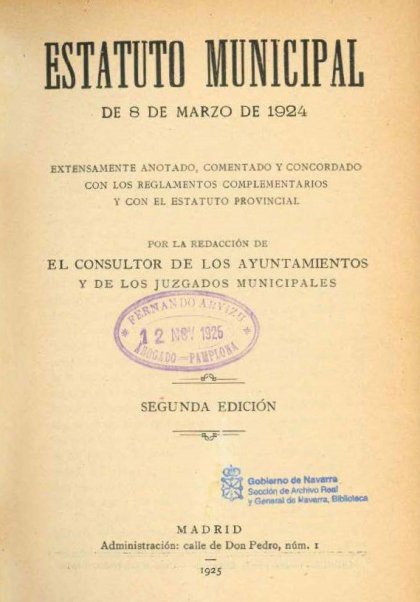 1924ko Udal Estatutuaren mendeurrena